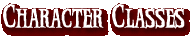 Character Classes